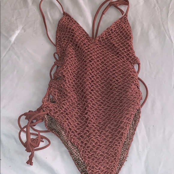 acacia swimwear Swim Acacia Crochet Florence Bathing Suit